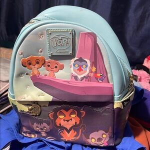 Loungefly Kids Backpack - Blue and Purple